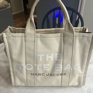 Marc Jacobs Cream Canvas Tote